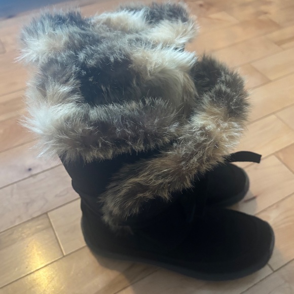 Pajar suede and fur mid calf winter boots EUR size 39 - Picture 2 of 6